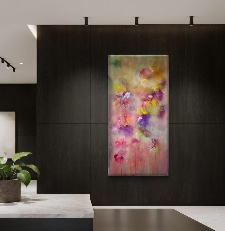 im Atem der Blüten 40 x 100 cm